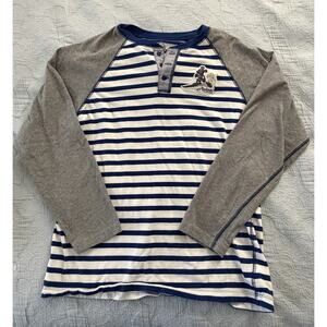 Disney Aulani Resort Hawaii Long sleeve Baseball Tee Mickey Mouse Kids Sz XL